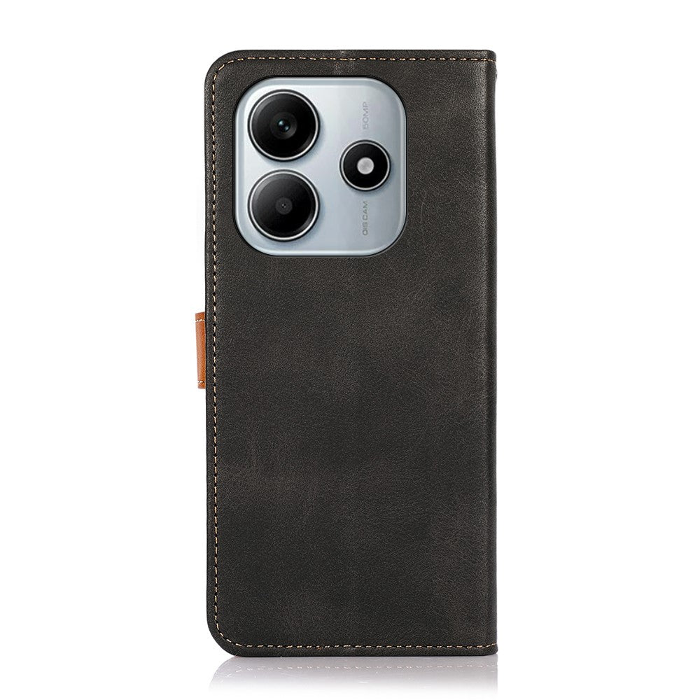 KHAZNEH For Xiaomi Redmi Note 14 4G (163.25mm) Wallet Phone Case Stand Leather Flip Cover