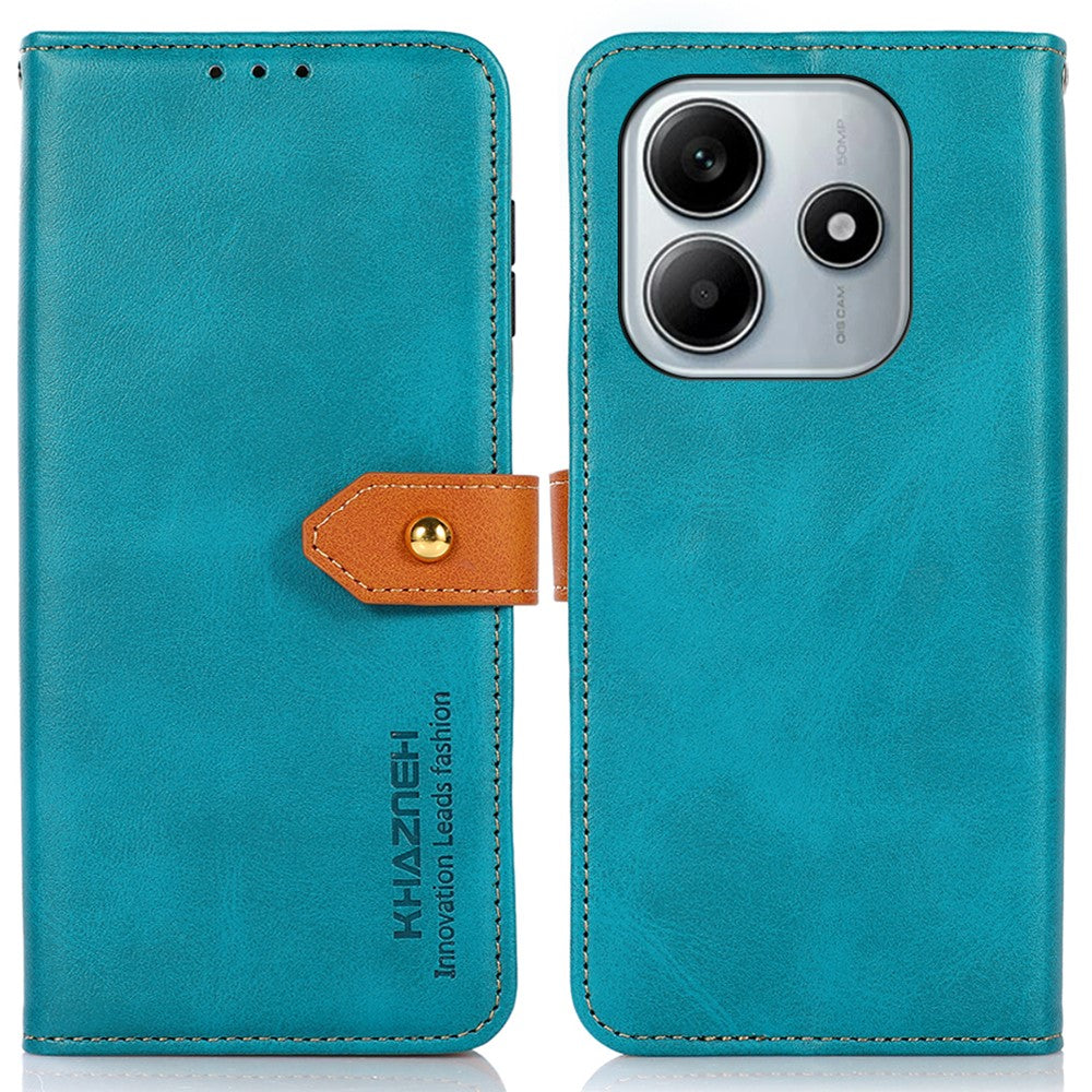 KHAZNEH For Xiaomi Redmi Note 14 4G (163.25mm) Wallet Phone Case Stand Leather Flip Cover