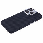 For iPhone 14 Pro Max Case Compatible with MagSafe Carbon Fiber Texture Water-Transfer PC Phone Cover