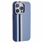 For iPhone 14 Pro Max Case Compatible with MagSafe Carbon Fiber Texture Water-Transfer PC Phone Cover