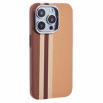 For iPhone 14 Pro Max Case Compatible with MagSafe Carbon Fiber Texture Water-Transfer PC Phone Cover
