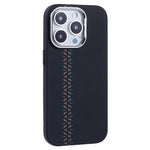 For iPhone 14 Pro Max Case Compatible with MagSafe Carbon Fiber Texture Water-Transfer PC Phone Cover