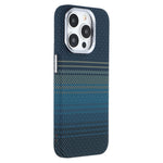 For iPhone 14 Pro Max Case Compatible with MagSafe Carbon Fiber Texture Water-Transfer PC Phone Cover
