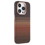 For iPhone 14 Pro Max Case Compatible with MagSafe Carbon Fiber Texture Water-Transfer PC Phone Cover