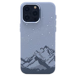 For iPhone 14 Pro Max Case Compatible with MagSafe Carbon Fiber Texture Water-Transfer PC Phone Cover