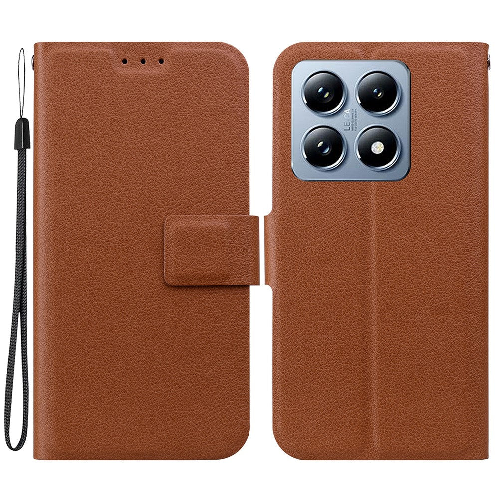 For Xiaomi 14T Case Ultra-Thin PU Leather + TPU Phone Cover with Card Slot