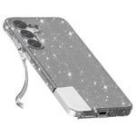 For Samsung Galaxy S25 Case Anti-Scratch PC+TPU Sparkly Glitter Phone Cover