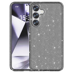 Skal till Samsung Galaxy S25, reptåligt PC+TPU, glittrigt mobilskal