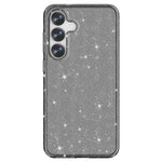 Skal till Samsung Galaxy S25, reptåligt PC+TPU, glittrigt mobilskal