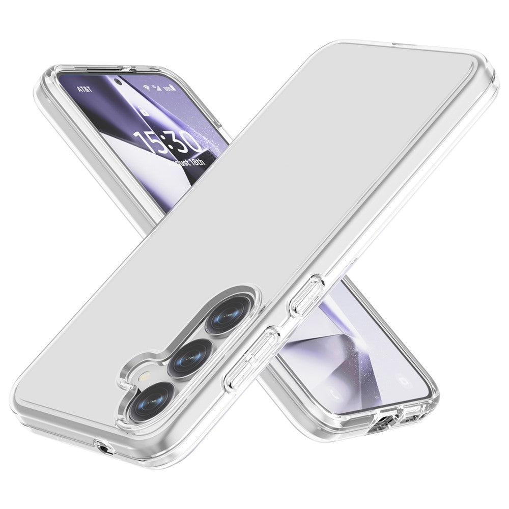For Samsung Galaxy S25 Case PC + TPU Shockproof Clear Phone Cover