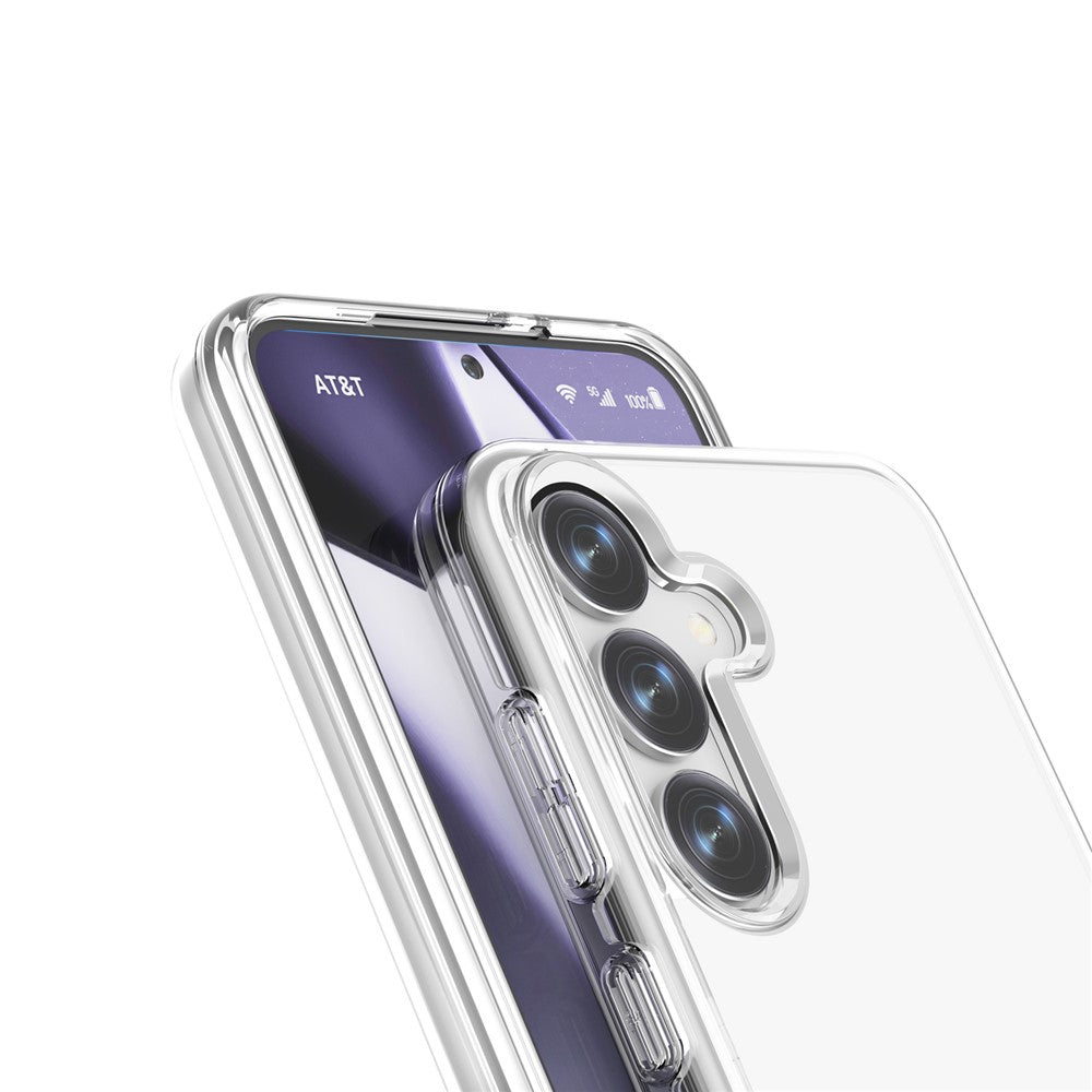 For Samsung Galaxy S25 Case PC + TPU Shockproof Clear Phone Cover