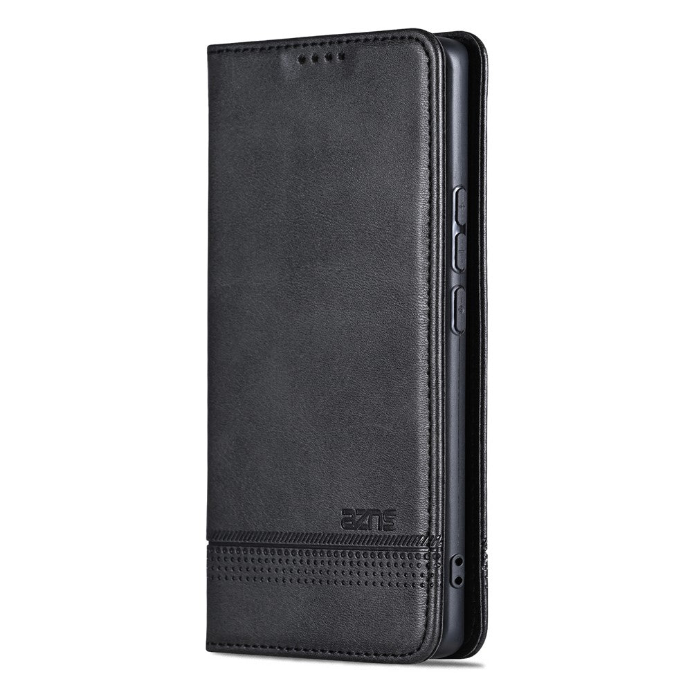 AZNS For Honor X60 5G Case Cowhide Texture PU Leather Wallet Phone Cover