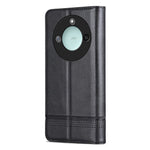 AZNS For Honor X60 5G Case Cowhide Texture PU Leather Wallet Phone Cover