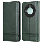 AZNS For Honor X60 5G Case Cowhide Texture PU Leather Wallet Phone Cover