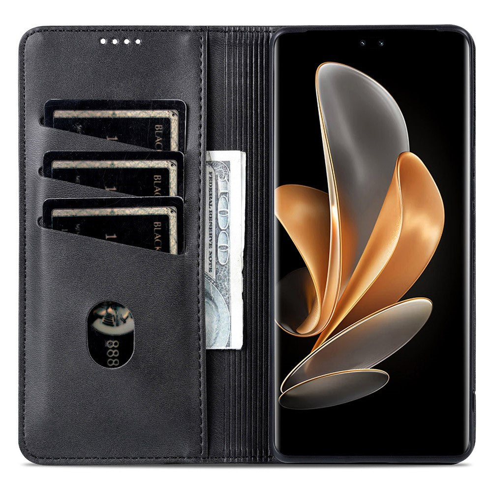 AZNS For Honor Magic7 Lite 5G / X9c 5G / X60 Pro 5G Case Cowhide Texture PU Leather Wallet Phone Cover