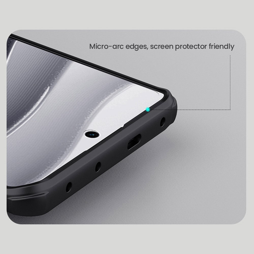 NILLKIN Frosted Shield Pro For Xiaomi Redmi Note 14 Pro+ 5G Case Matte PC+TPU Phone Cover