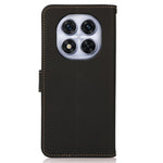KHAZNEH For Xiaomi Redmi Note 14 Pro 4G Case Genuine Cow Leather RFID Blocking Wallet Phone Cover