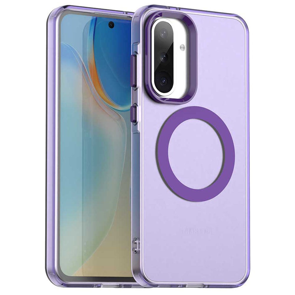 Samsung Galaxy A36 5G / A56 5G Magnetiskt Skal PC+TPU+PET Fallskyddande mobilskal