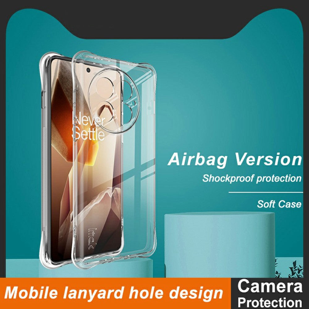 IMAK För OnePlus 13 Skal TPU mobilskydd Airbag Stötsäkert Skydd