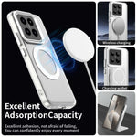 For Xiaomi 14 Magnetic Case PC+TPU+PET Anti-Drop Phone Cover