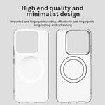 For Xiaomi 14 Magnetic Case PC+TPU+PET Anti-Drop Phone Cover