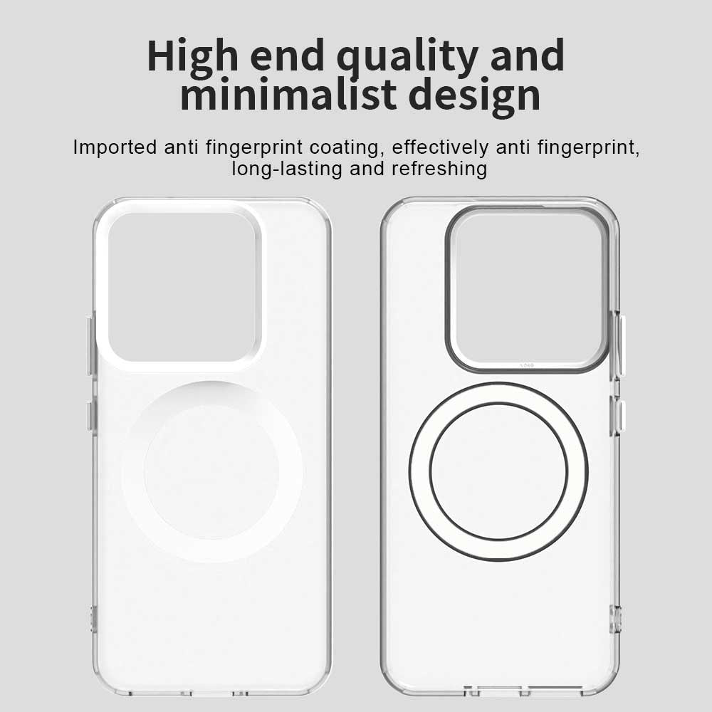 For Xiaomi 14 Magnetic Case PC+TPU+PET Anti-Drop Phone Cover