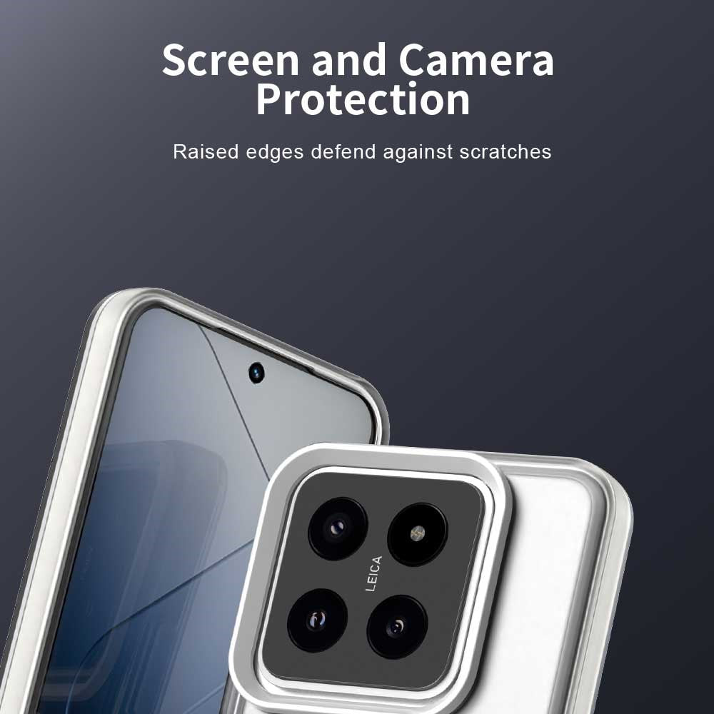 For Xiaomi 14 Magnetic Case PC+TPU+PET Anti-Drop Phone Cover