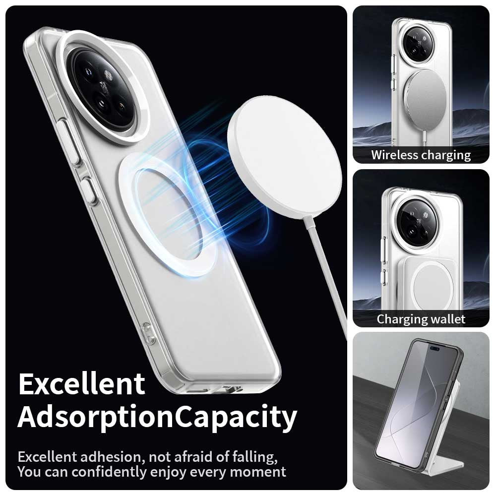 Magnetisk cover af PC+TPU+PET til Xiaomi 14 Civi 5G / Civi 4 Pro 5G med stødbeskyttelse