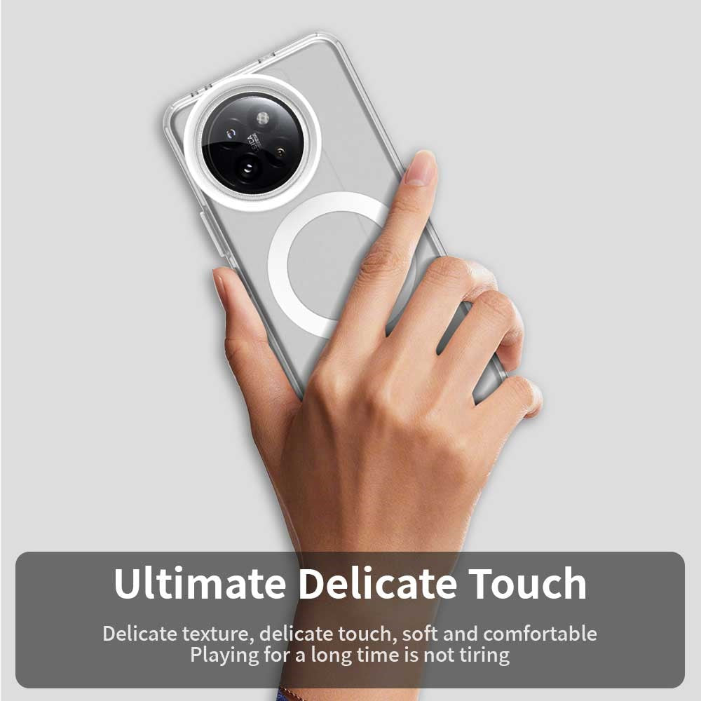 Magnetisk cover af PC+TPU+PET til Xiaomi 14 Civi 5G / Civi 4 Pro 5G med stødbeskyttelse
