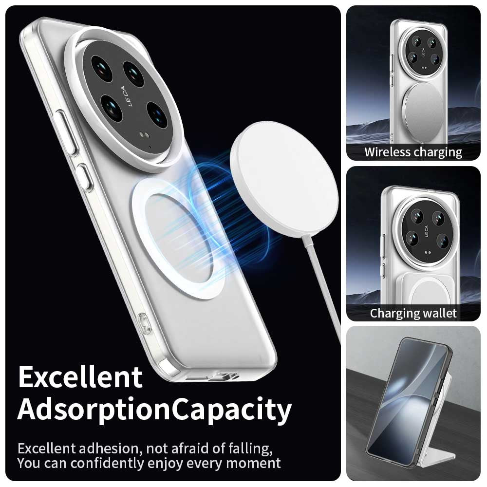 For Xiaomi 14 Ultra Magnetic Case PC+TPU+PET Anti-Drop Phone Cover