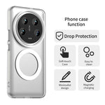 Xiaomi 14 Ultra Magnetiskt Skal PC+TPU+PET Anti-Drop mobilskal