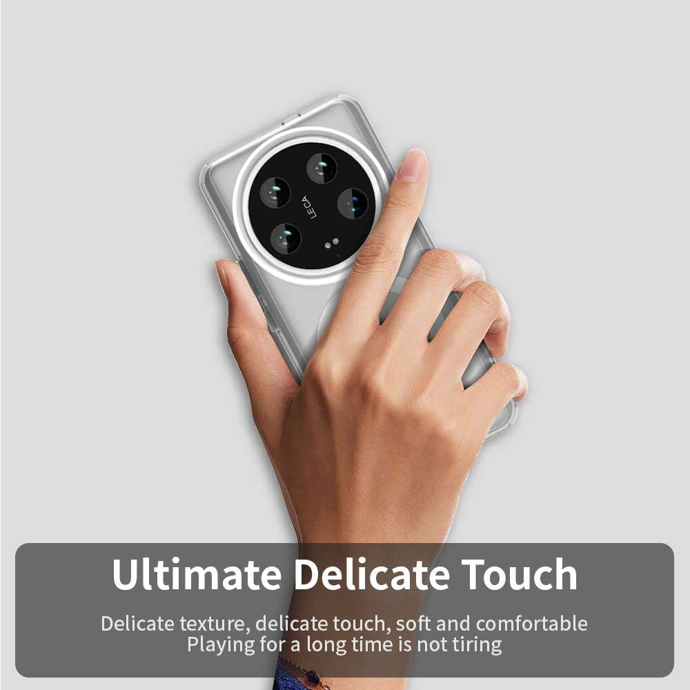 For Xiaomi 14 Ultra Magnetic Case PC+TPU+PET Anti-Drop Phone Cover
