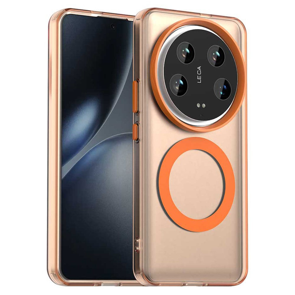 For Xiaomi 14 Ultra Magnetic Case PC+TPU+PET Anti-Drop Phone Cover