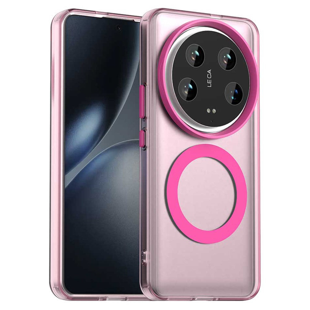 For Xiaomi 14 Ultra Magnetic Case PC+TPU+PET Anti-Drop Phone Cover