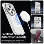 For Oppo Find X8 5G Magnetic Case PC+TPU+PET Anti-Drop Phone Cover