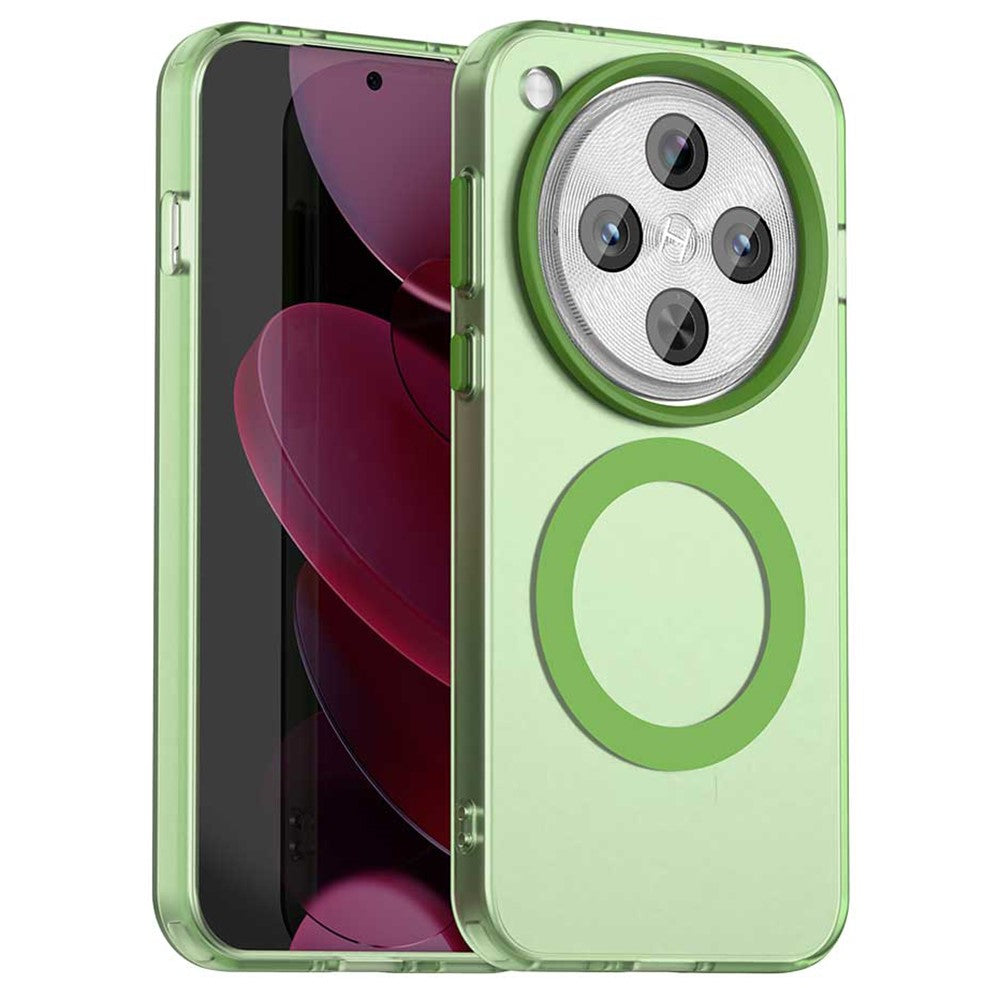 For Oppo Find X8 5G Magnetic Case PC+TPU+PET Anti-Drop Phone Cover