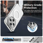 For Oppo Find X8 Pro 5G Magnetic Case PC+TPU+PET Anti-Drop Phone Cover