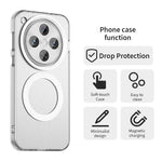 For Oppo Find X8 Pro 5G Magnetic Case PC+TPU+PET Anti-Drop Phone Cover