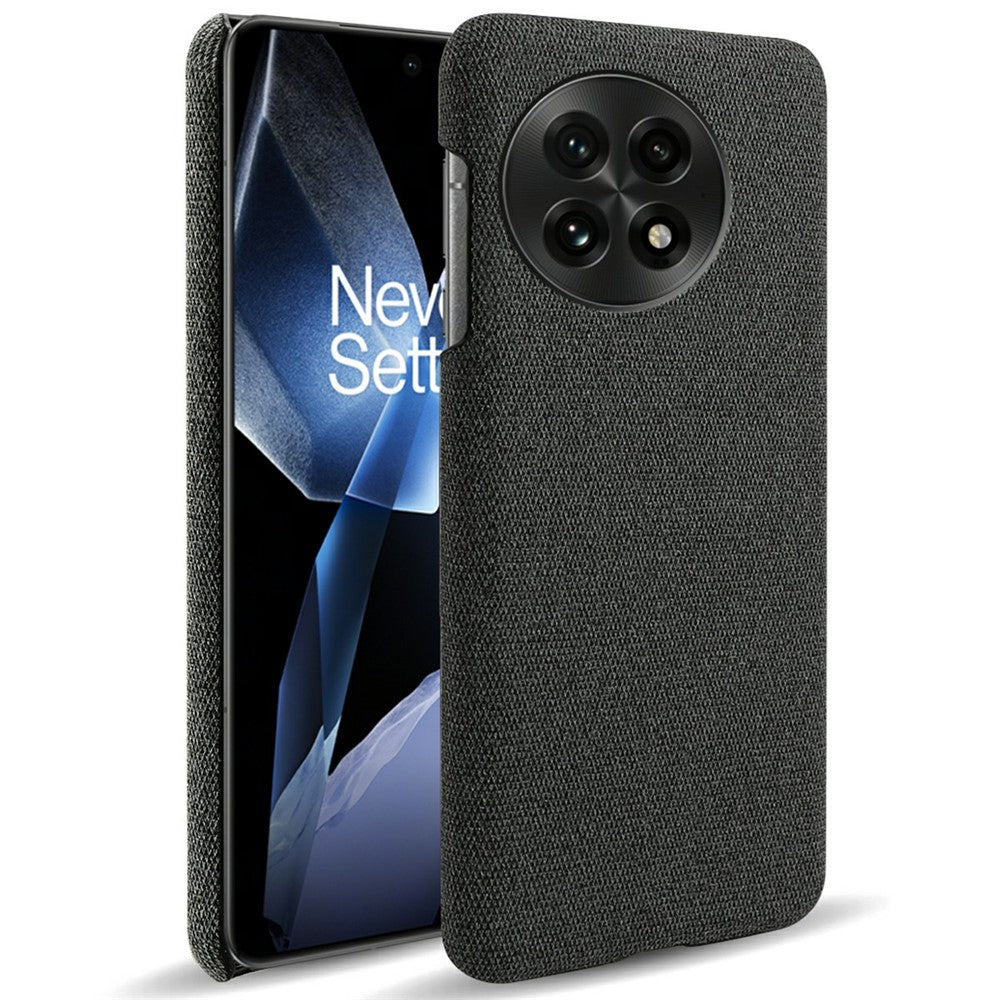 OnePlus 13-skal med tygstruktur, reptåligt skyddande PC-mobilskydd