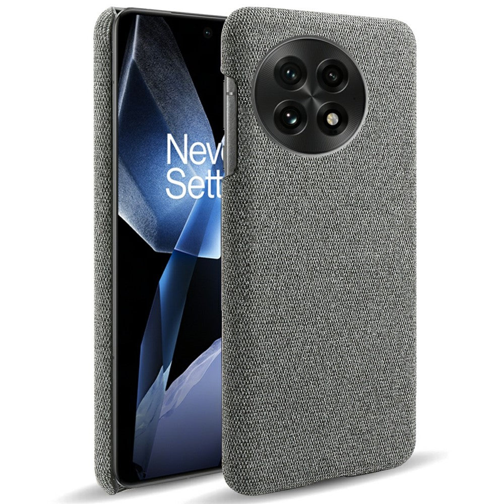 OnePlus 13-skal med tygstruktur, reptåligt skyddande PC-mobilskydd
