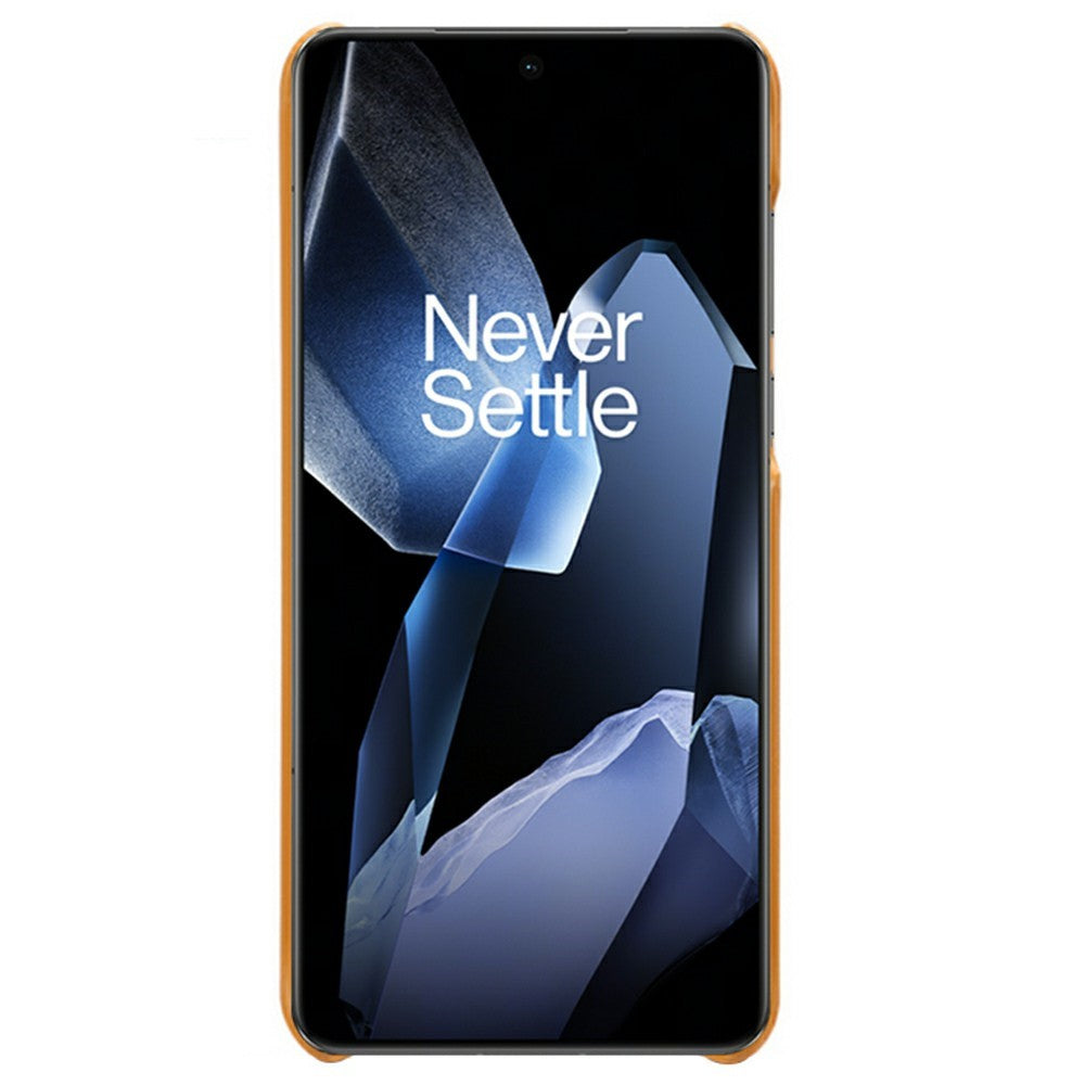 OnePlus 13-skal med dubbla kortplatser i PU-läder + hårt PC-mobilskal