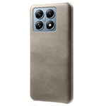 For Xiaomi 14T Pro Case Calf Texture PU Leather Hard PC Protective Phone Cover