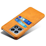 For Xiaomi 14T Pro Case Dual Card Slots PU Leather + Hard PC Phone Cover