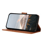 YX0090 For Xiaomi 14T Case Triangle Imprint Leather Phone Cover with Lanyard