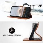 YX0090 For Xiaomi 14T Case Triangle Imprint Leather Phone Cover with Lanyard
