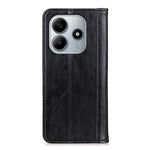 For Xiaomi Redmi Note 14 4G (163.25mm) Stand Case Split Leather Litchi Texture Wallet Phone Cover