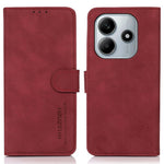 KHAZNEH til Xiaomi Redmi Note 14 4G (163.25mm) ståfodral af PU-læder, tegnebogsfoderal til mobil