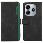 ABEEL För Xiaomi Redmi Note 14 4G (163.25mm) Fodral Färgskarvning Läder Flip mobilskal RFID-blockerande