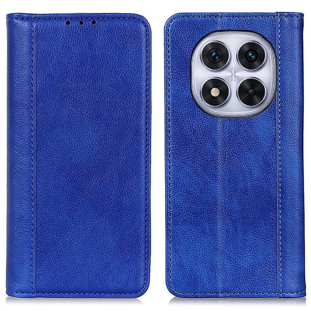 Xiaomi Redmi Note 14 Pro 4G Stativfodral Splitläder Litchitextur Plånboksfodral
