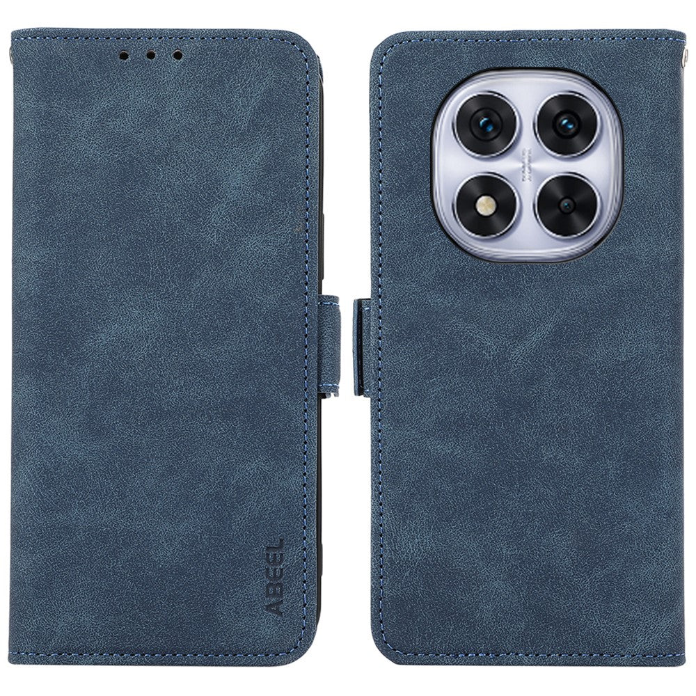 ABEEL For Xiaomi Redmi Note 14 Pro 4G Case PU Leather Folio Stand View RFID Blocking Phone Cover